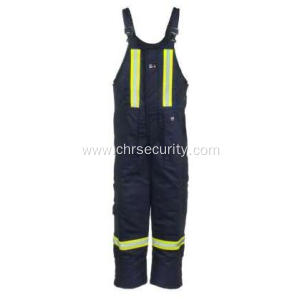 Men`s Navy FR Falher Bib Pants Overalls